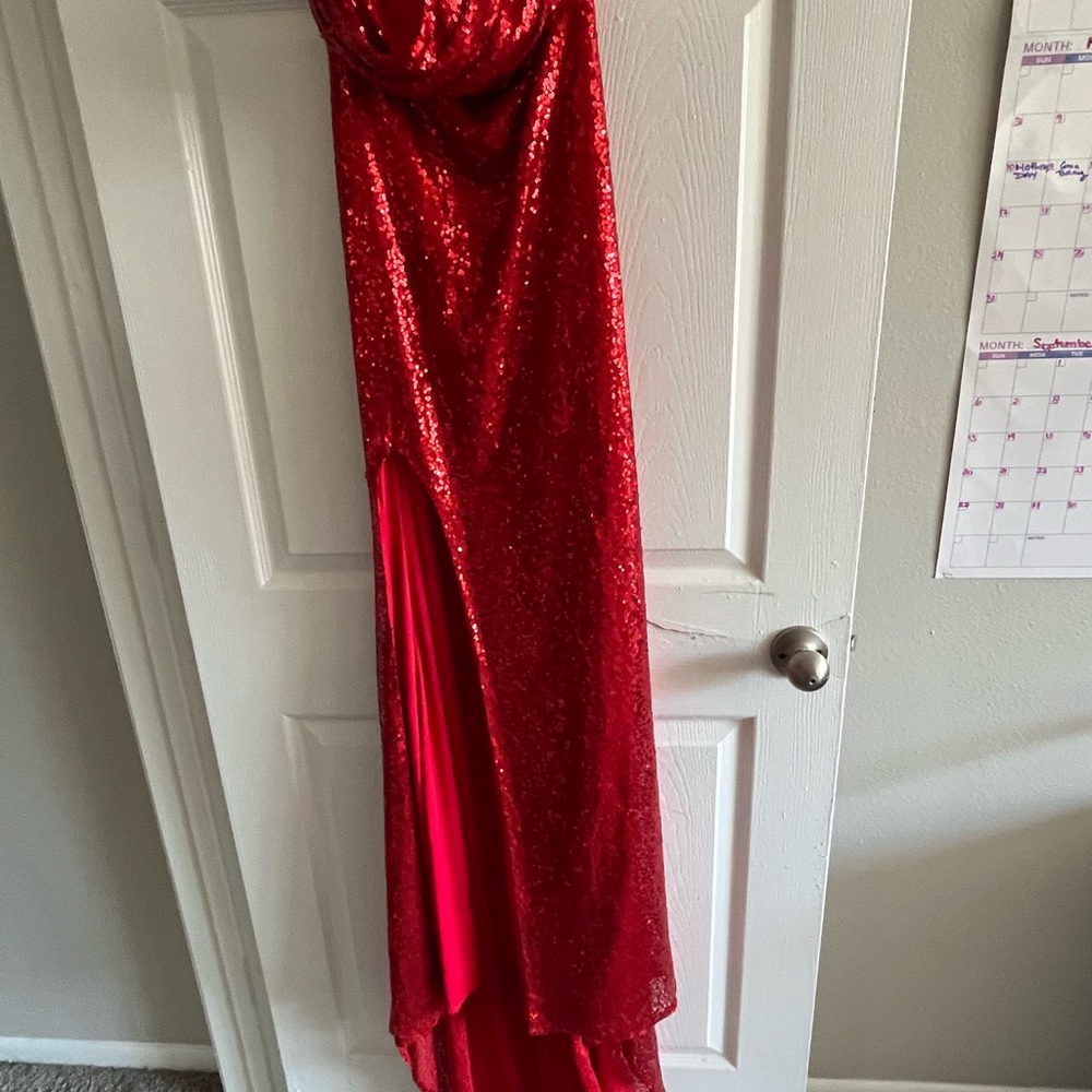 Stunning Red Sequin Gown